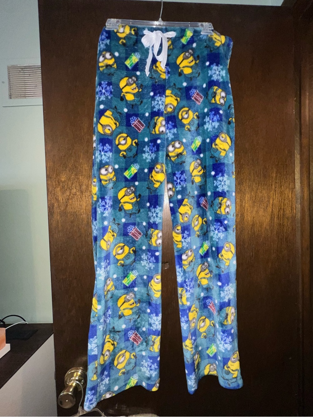 Blue Minions Fleece Pajama Pants